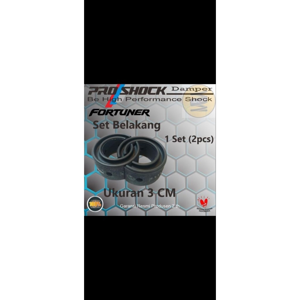 pro shock karet  Damper mobil peredan guncangan  mobil fortuner