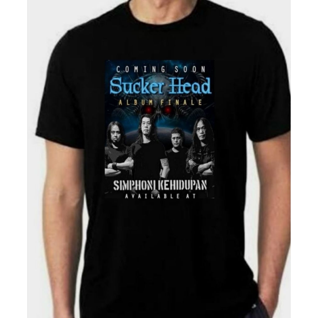 kaos band sucker head,oasis monocrom guns n roses axl roses