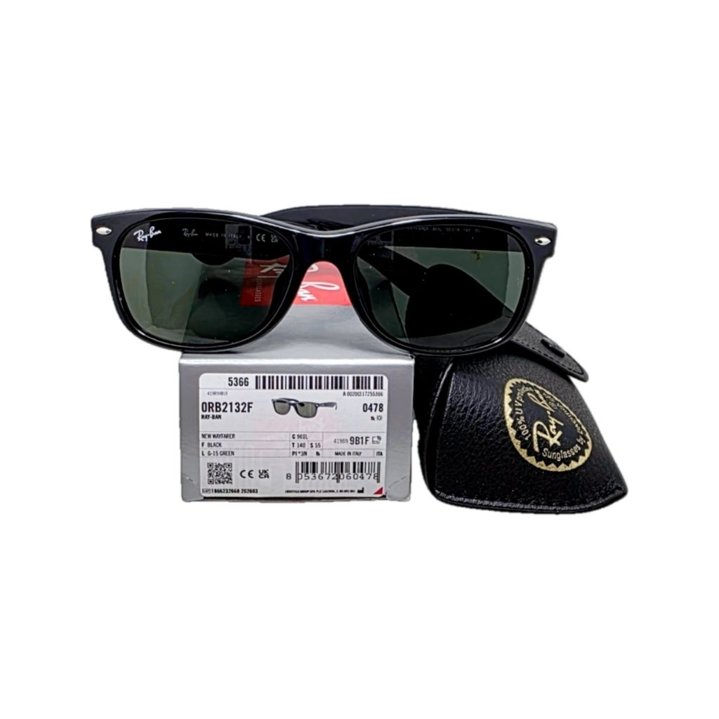 SUNGLASSES RAYBAN NEW WAYFARER RB2132F 901L 55-18-140 3N Original