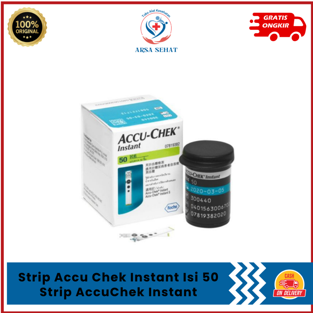 Strip Accu Chek Instant Isi 50 / Strip AccuChek Instant 50 Test