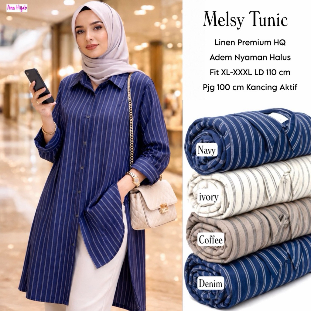Melsy Tunik Atasan Wanita by Ana