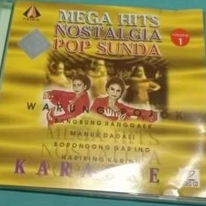 VCD Original music Mega Hits Nostalgia - Pop Sunda - Various Artists