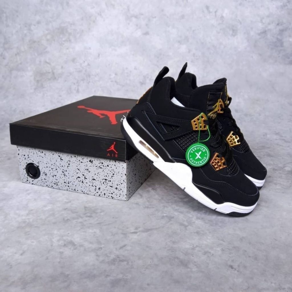 FKSNKRS Sepatu Sneakers Air Jordan 4 Retro Royalty Reps