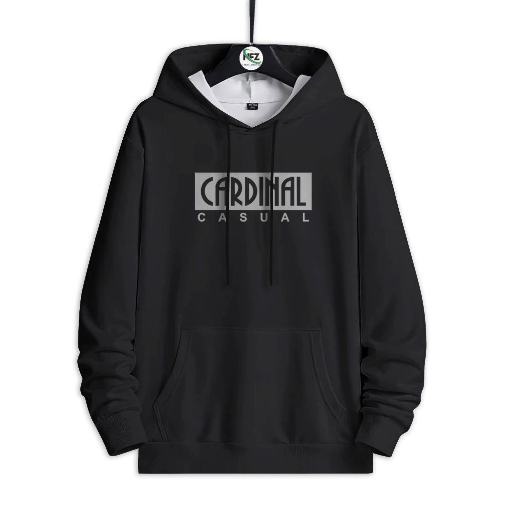 [ 02 ] Hoodie Cardinal Fleece Tebal Premium Bigsize Pria Wanita Jaket Oversize Jumbo M L XL XXL XXXL
