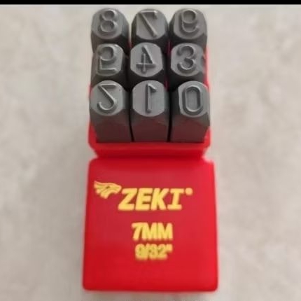 ZEKI KETOK ANGKA 7MM.