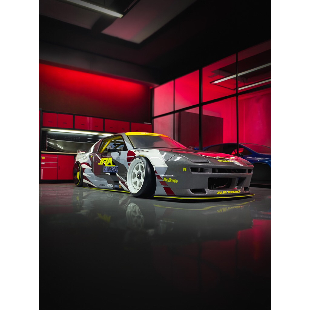 DIJUAL MURAH Body RC Drift Skala 1:10 Nissan 180SX Pandem