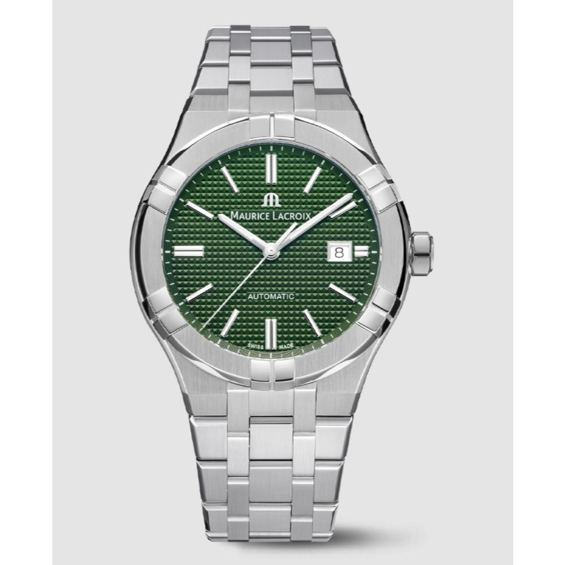 jam tangan pria Maurice Lacroix Aikon Automatic Green Dial 42MM Date