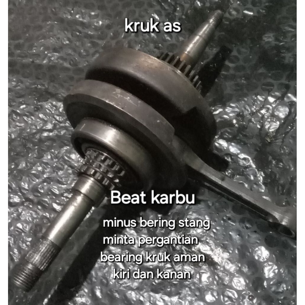kruk as copotan ori beat karbu/scoopy karbu pnp injeksi stater kasar