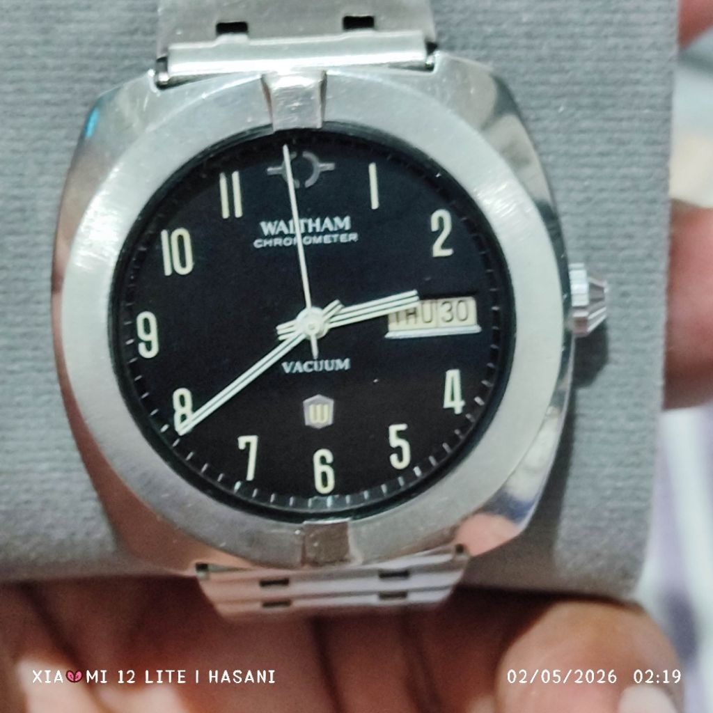 jam tangan waltham chronometer vacuum vintage extreme rare