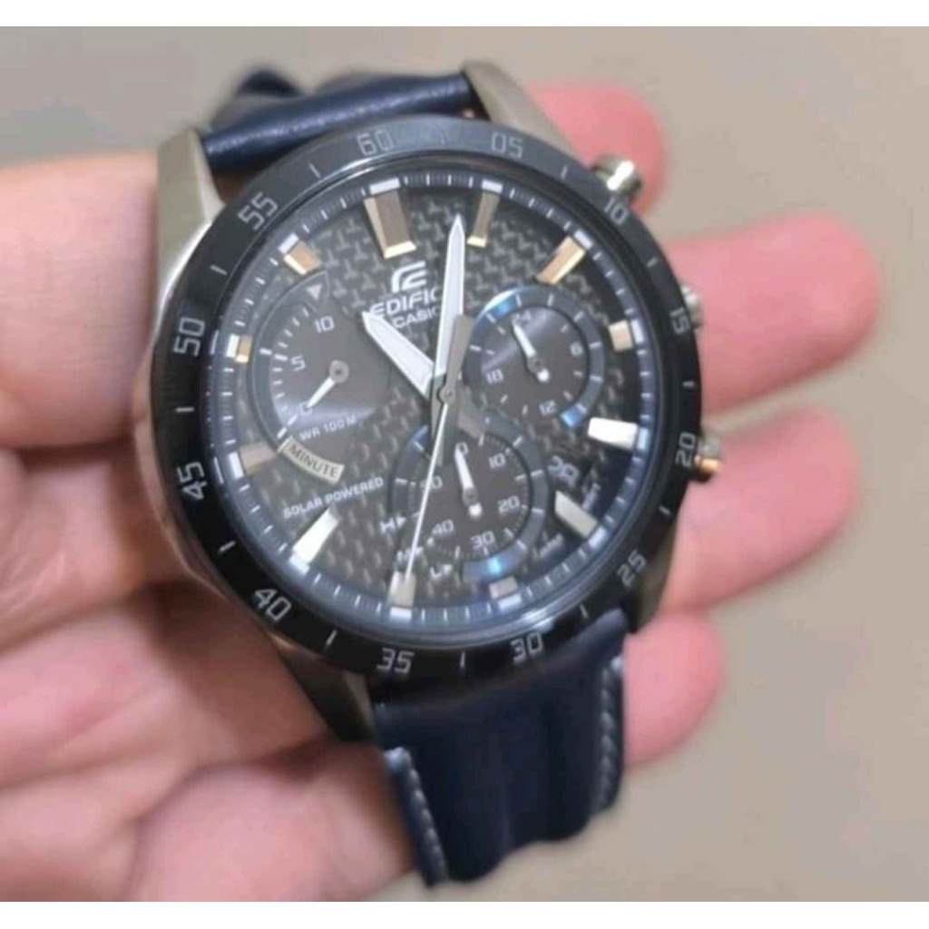 Jam Tangan Edifice Original EQS-930BL-2AVUDF Second