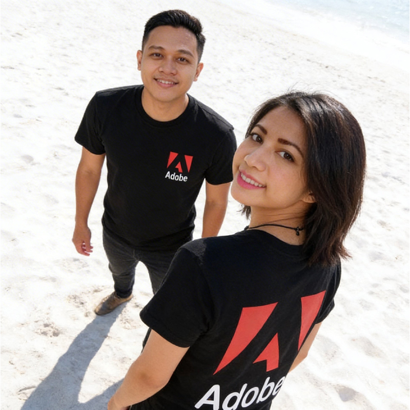 Kaos Adobe TSHIRT 100% COTTON ||| Kaos Casual Bahan Katun Premium Kombed 30s ||| Ready STOCK ||| Sia
