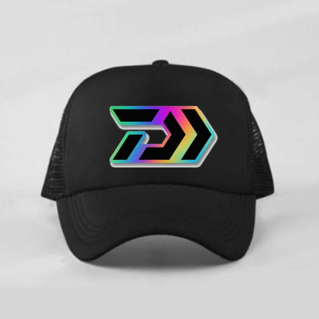 TOPI JARING LOGO MANCING DAIWA Topi Daiwa Trucker Jaring / Topi Mancing Daiwa Simple Logo