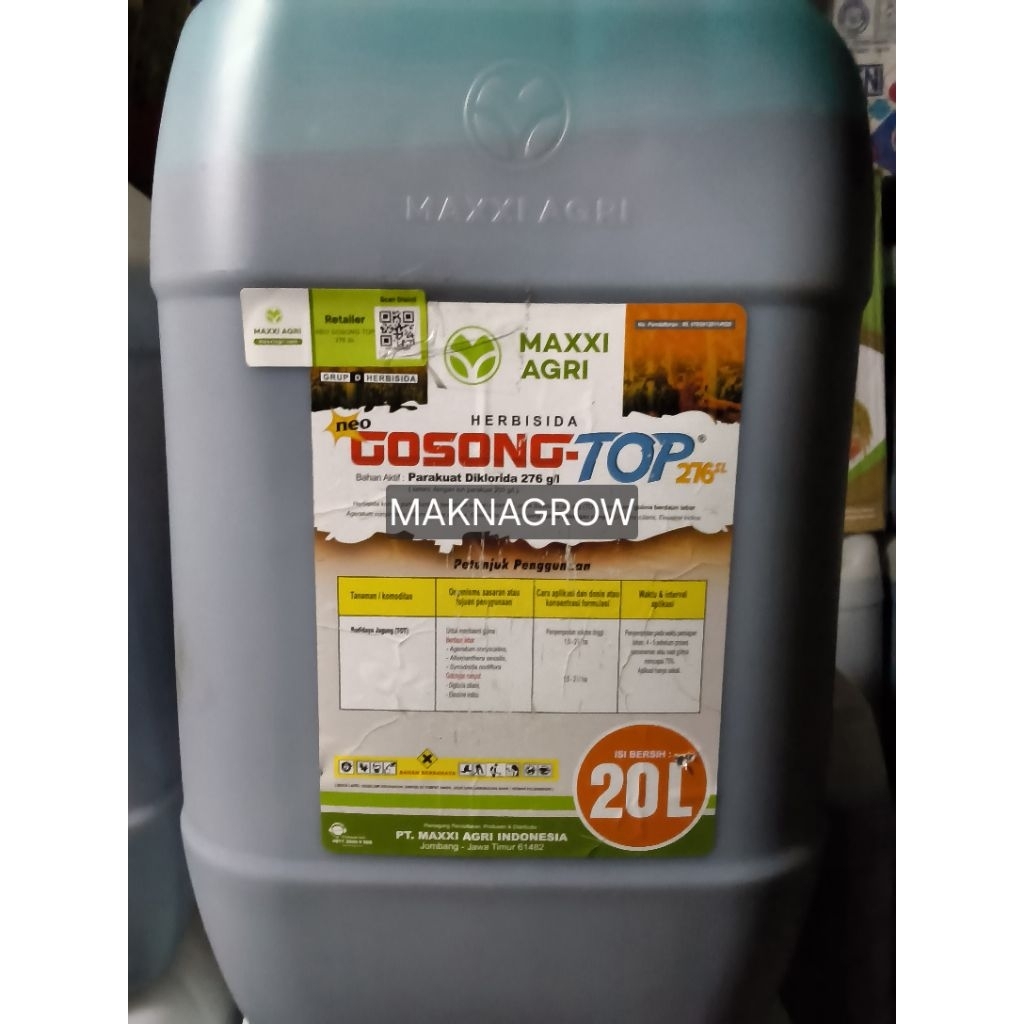 Herbisida kontak GOSONG TOP 276 SL Racun rumput 20 liter