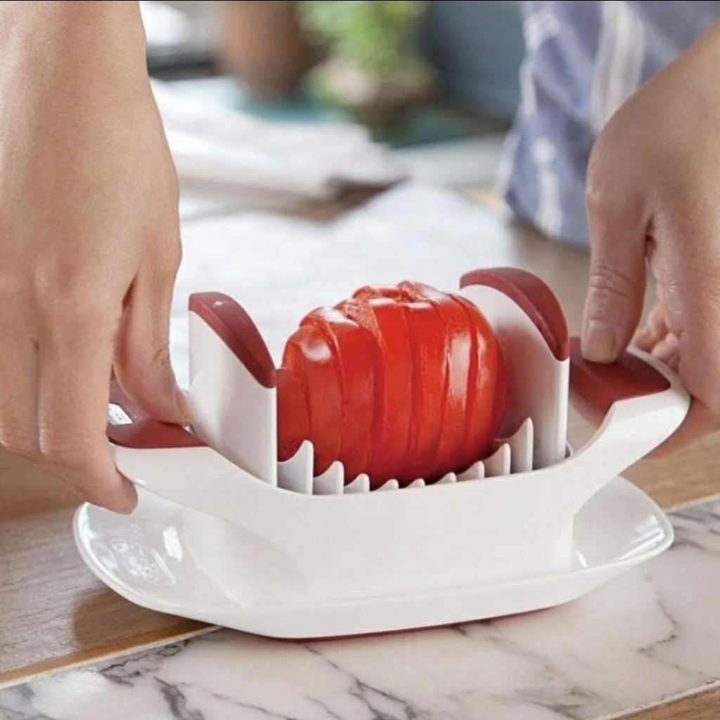Zyliss Tomato Slicer UK Brand Zyliss Pemotong Tomat Pengiris Cepat