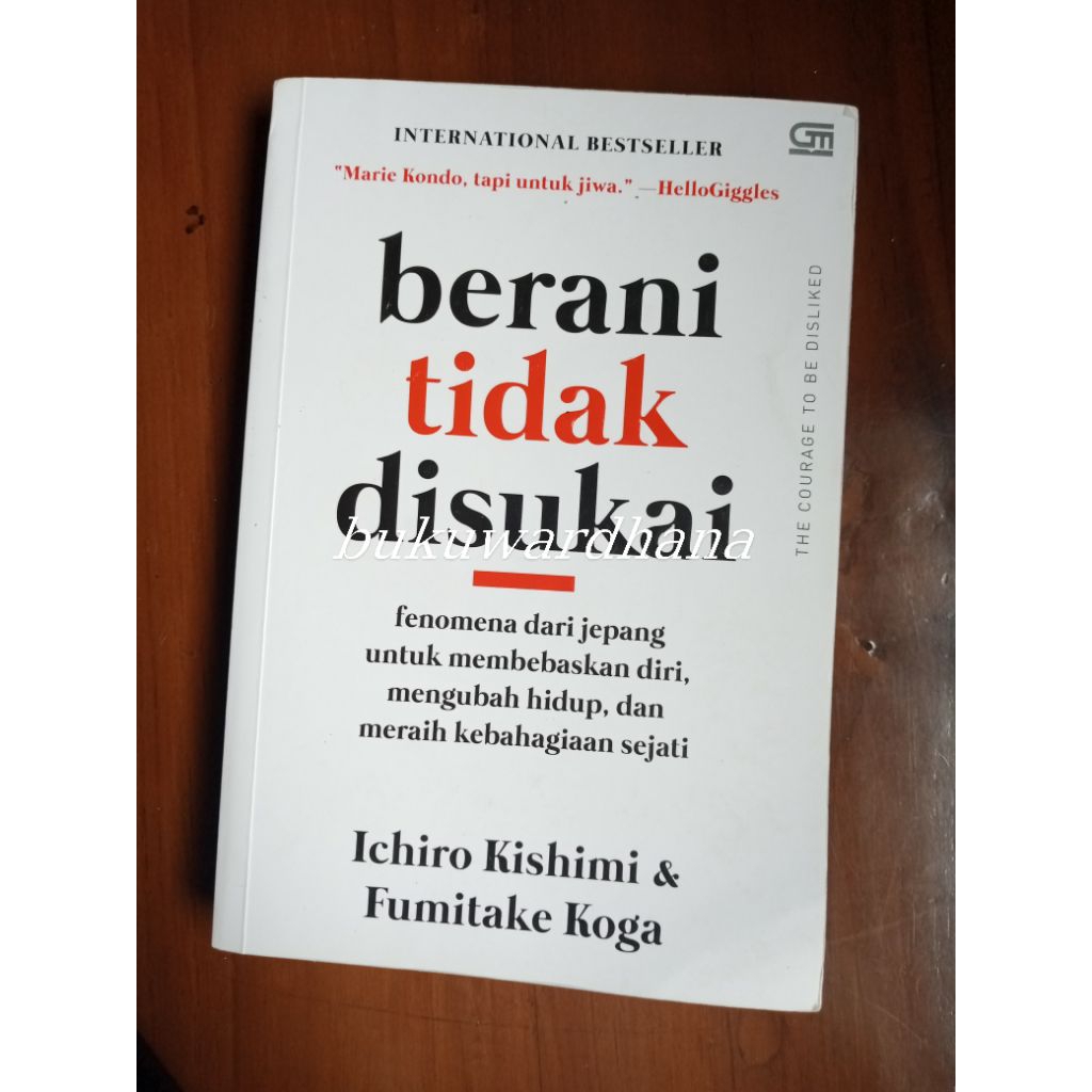 Berani Tidak Disukai (preloved)