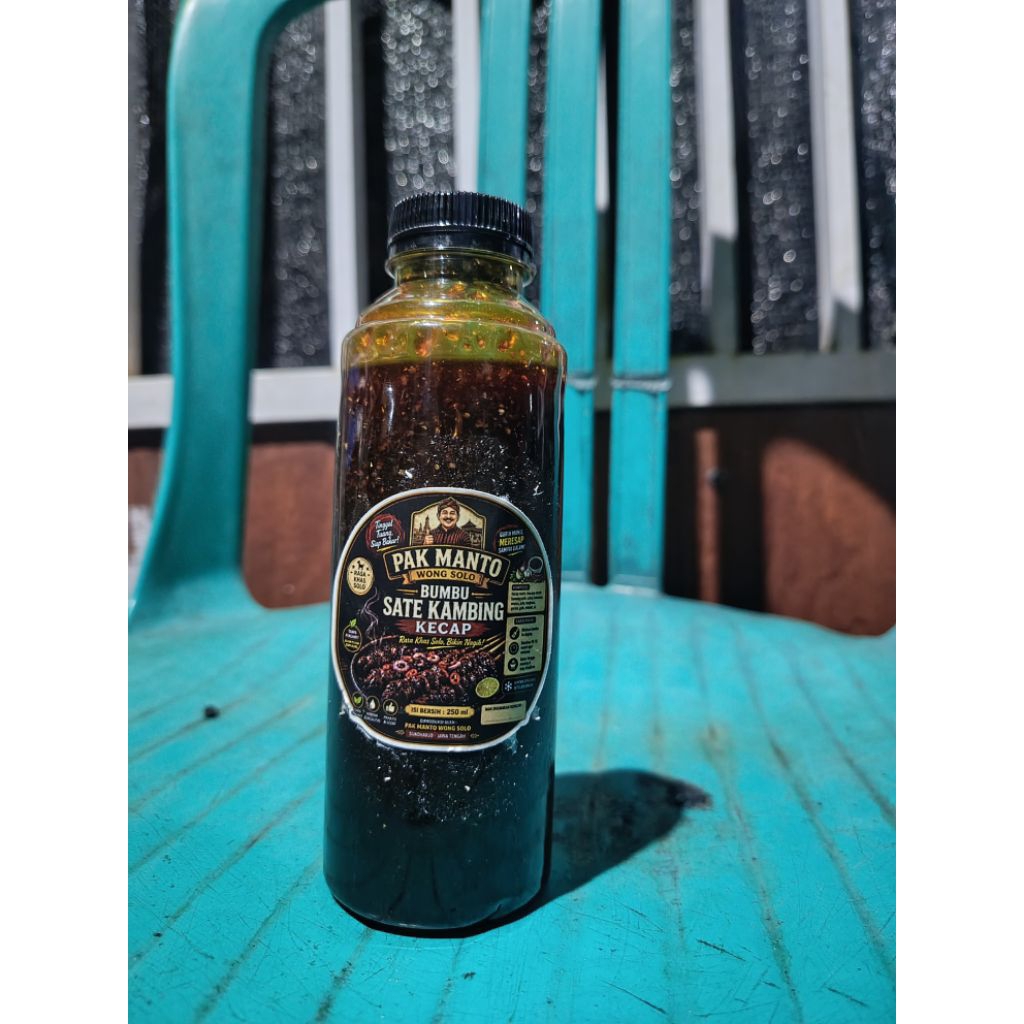 Bumbu Sate Kambing Pak Manto - 250ml - Enak - Gurih - Kental