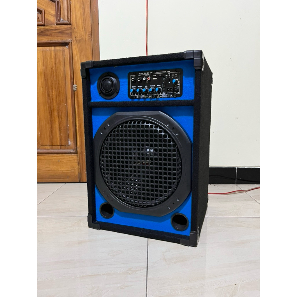 SPEAKER AKTIF 12 INCH SUBWOOFER BASS MANTAP BISA BLUETOOTH USB RADIO KARAOKE