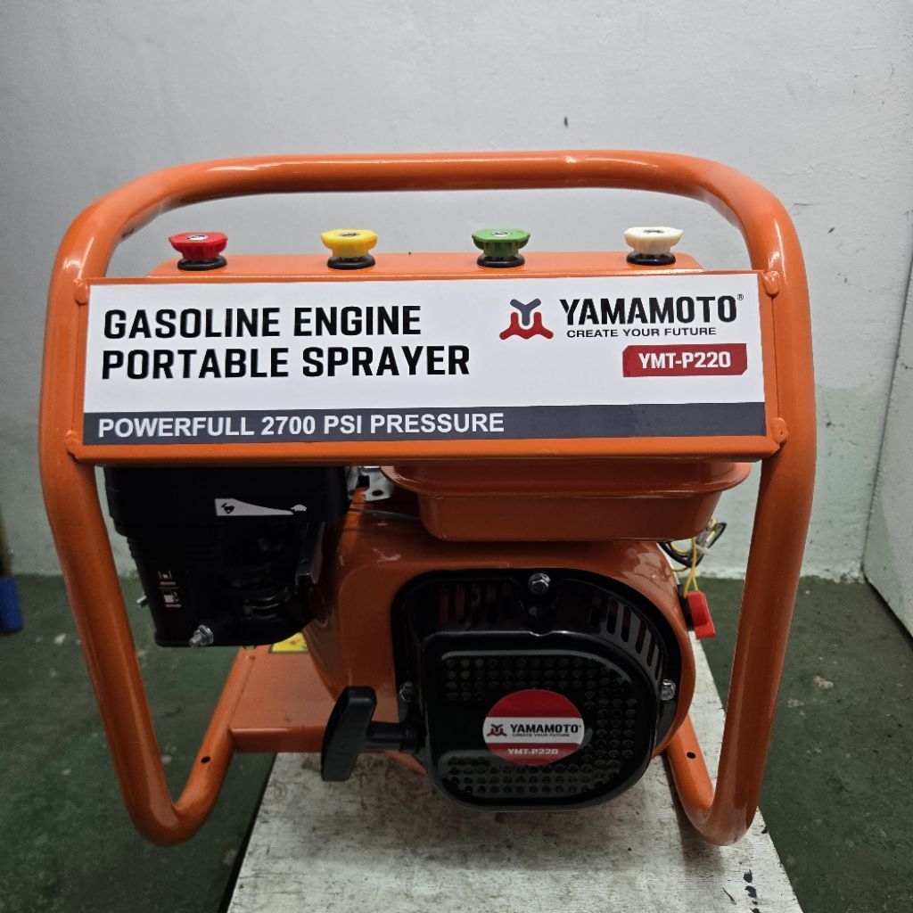 Portable High Pressure Washer P220 Mesin Jinjing Sprayer Tekanan Tinggi Tipe P220 Merk Yamamoto Baha