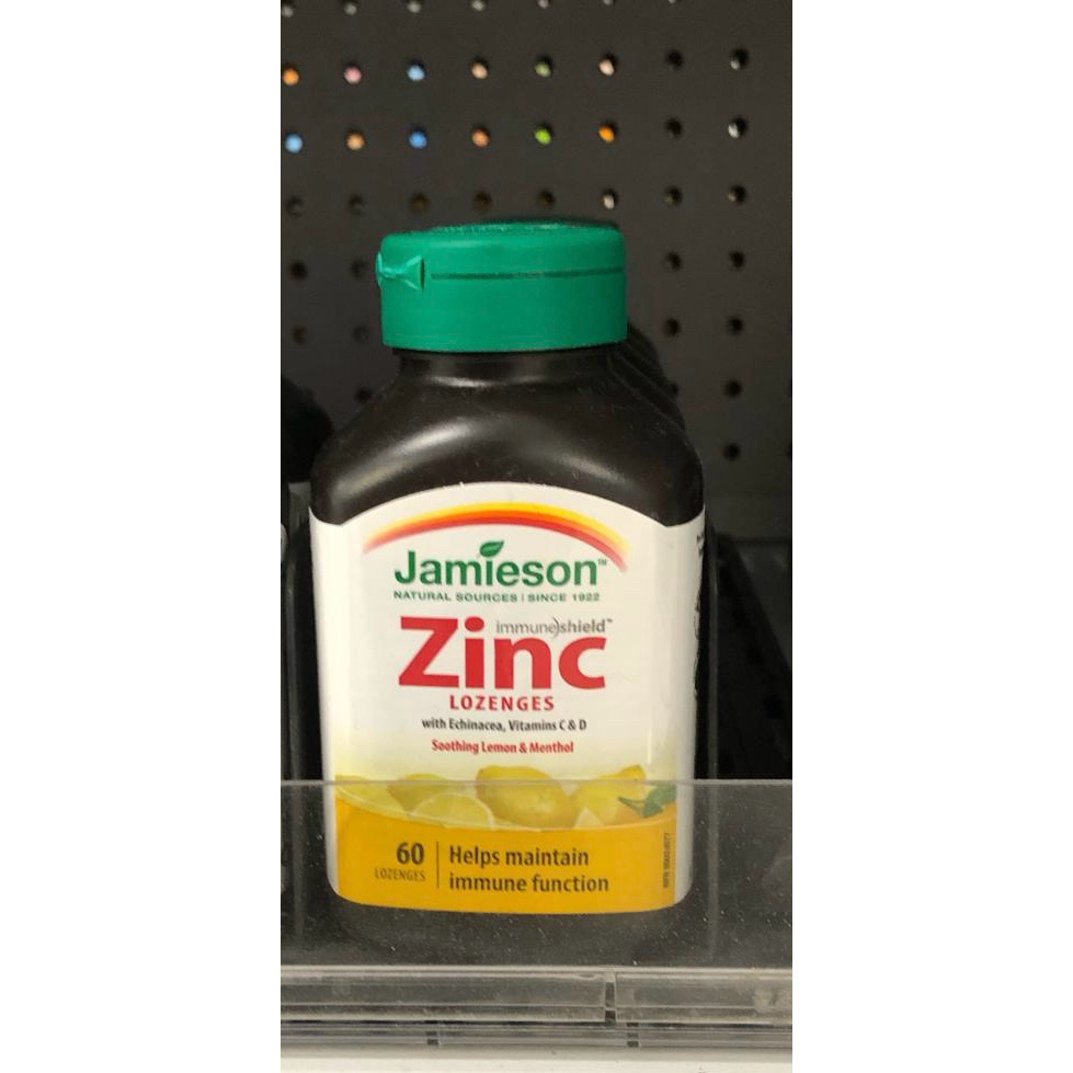 Jamieson Zinc Lozenges 60 lozenges