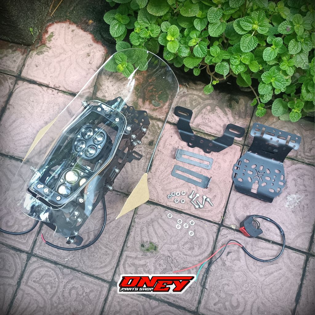 Lampu Tower Navigasi Trail Railly Vintage KLX, WR, CRF