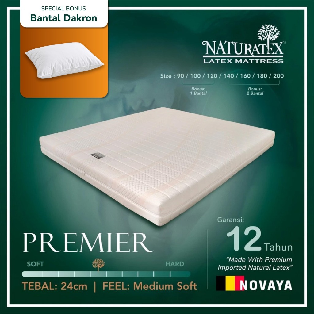 Naturatex Kasur Latex Medium - Premier 24cm