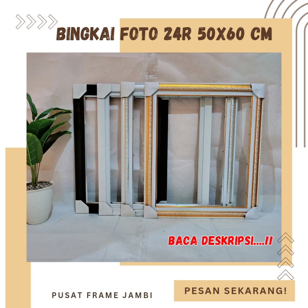 BINGKAI FOTO UKURAN 24R MINIMALIS/UKIR FRAME AESTHETIC