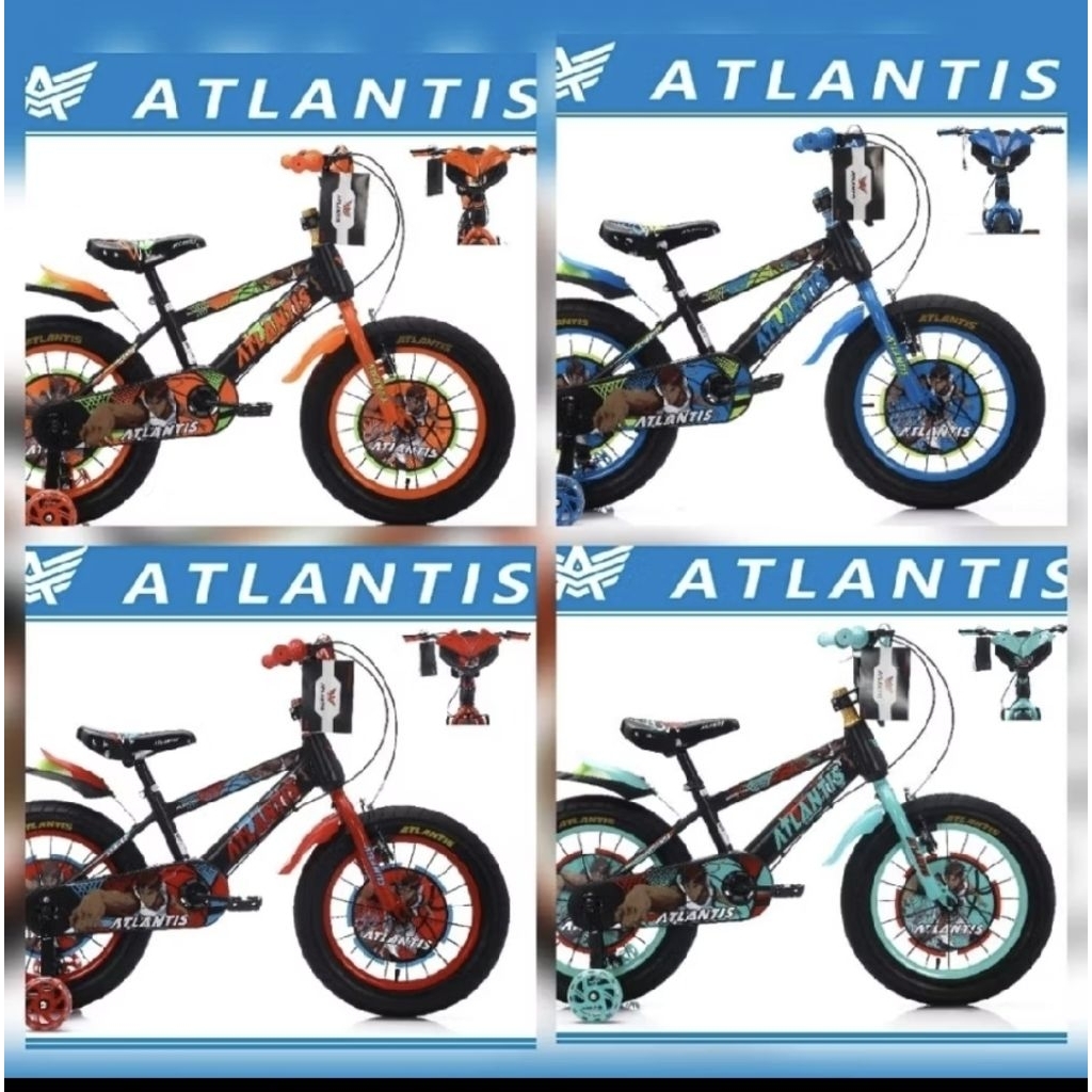 sepeda bmx 16x3.0 unity robostar / atlantis
