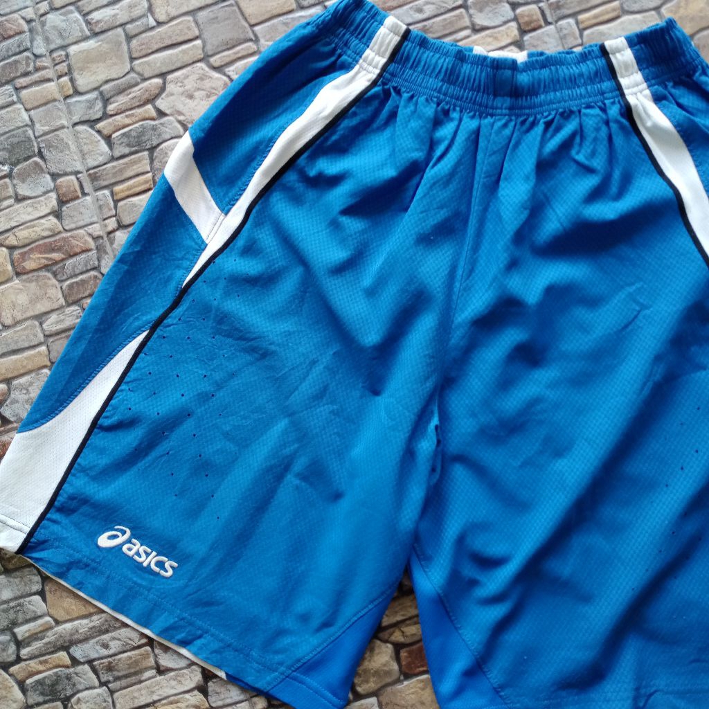Celana pendek Basket Asics original preloved, Celana Asics Basketball unisex branded