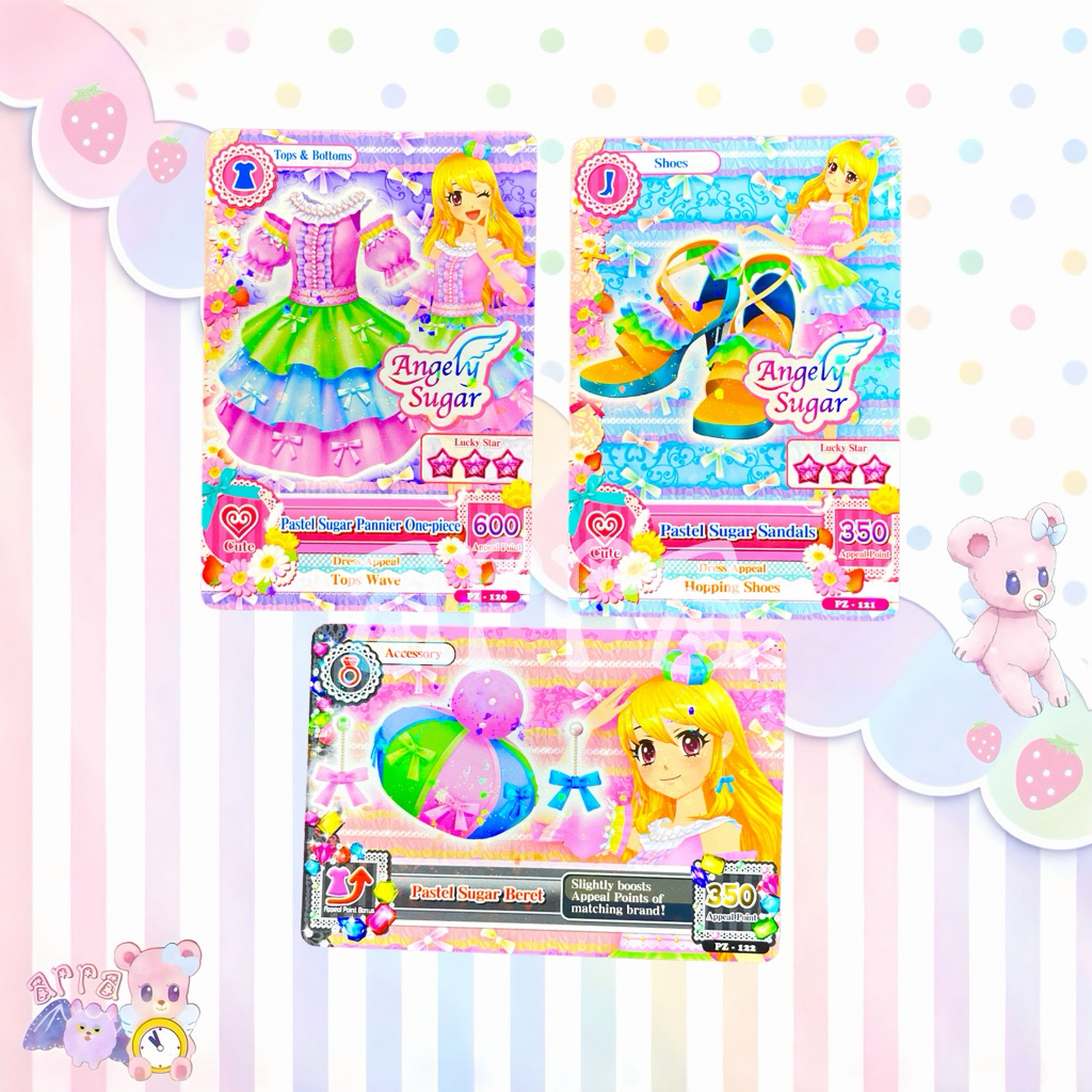 Aikatsu Promotion Card Angely Sugar Pastel Sugar Ichigo