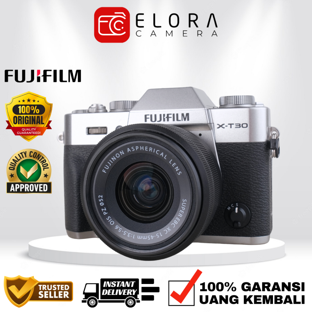 Fujifilm X-T30 Mark II Kit 15-45mm / Kamera Mirrorless Fujifilm X T30 Mark II Body Only / Fujifilm X