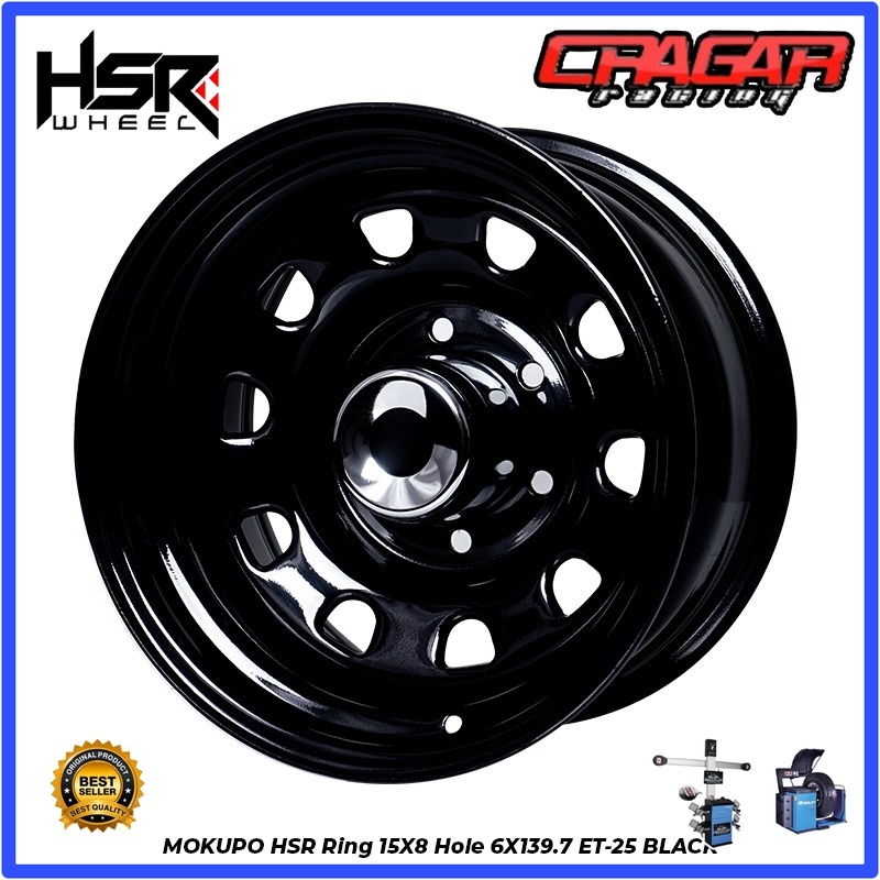 Velg Mobil Offroad R15 Lebar 8 Lubang 6 Untuk Phanter Terano Tragah Blazer Hilux - Hsr Mokupo R15