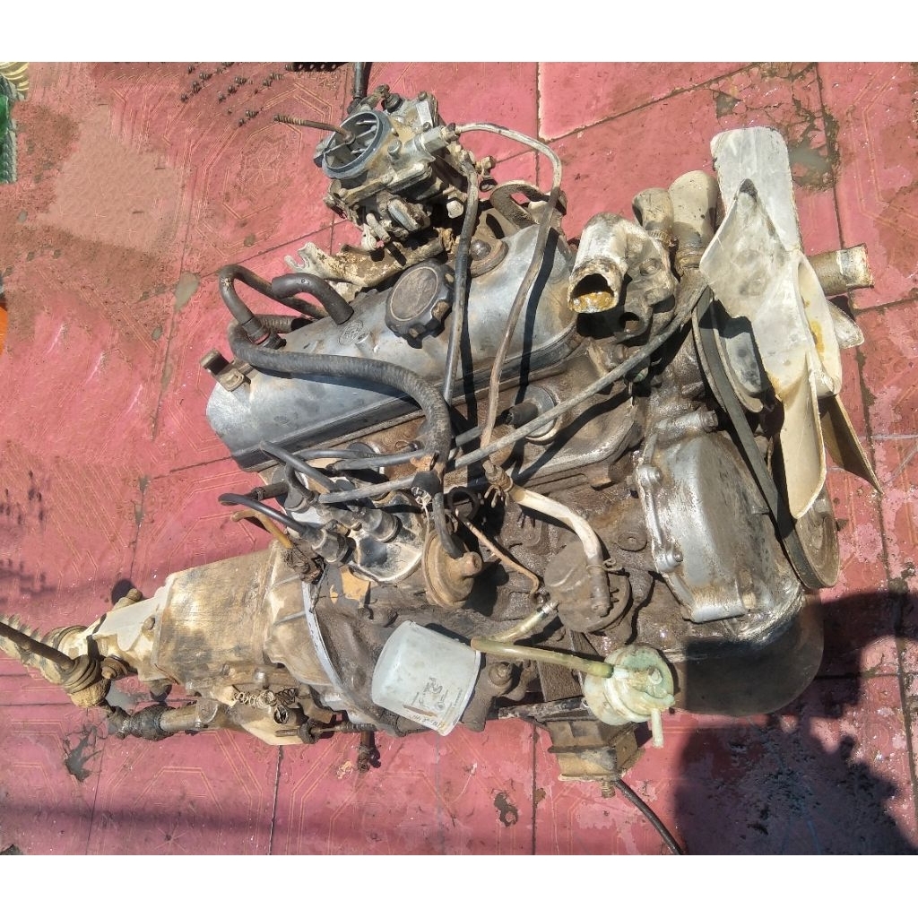 mesin engine Kijang 4K KF20 copotan