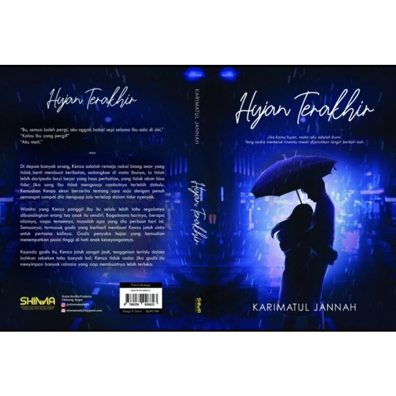 Buku Novel Hujan Terakhir - Shinna Media - Karimatul Jannah