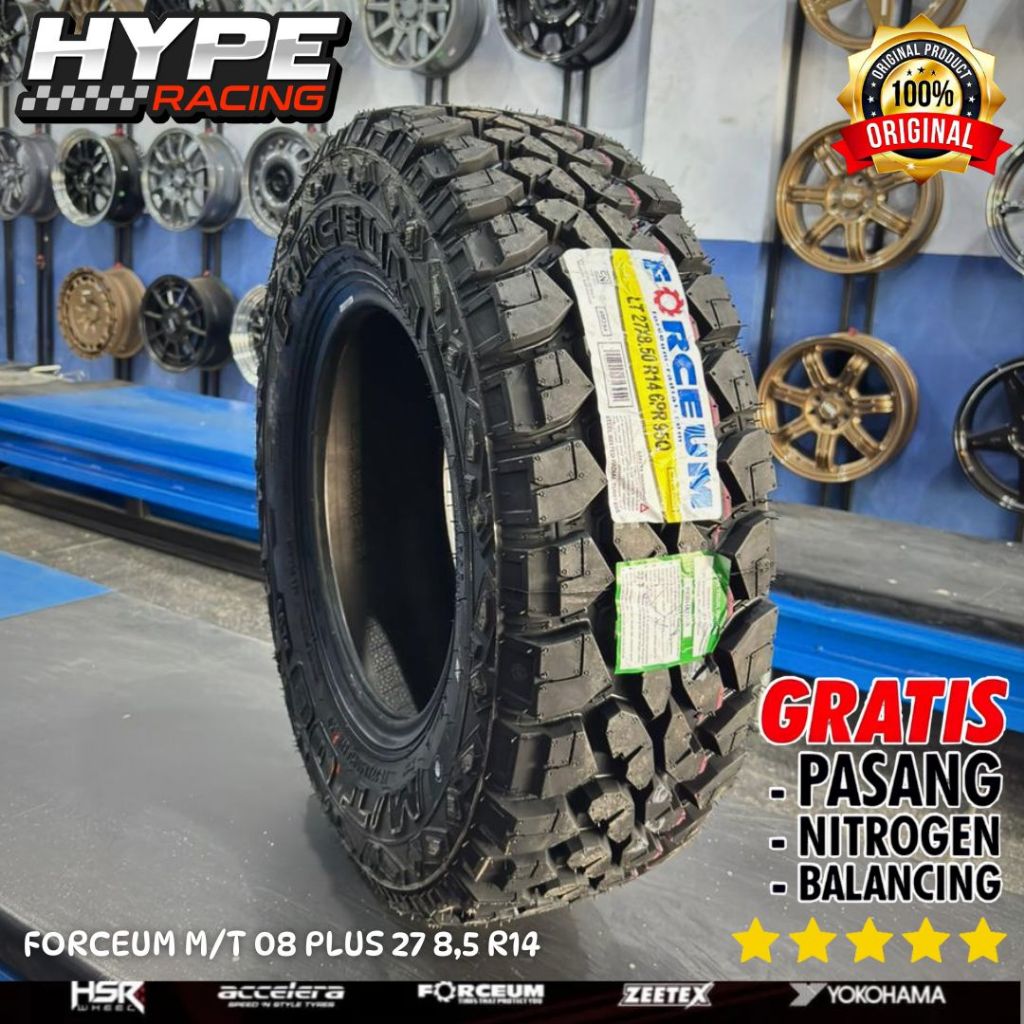 Ban Cangkul Ring 14 Murah - FORCEUM MT 08 PLUS 27 8,5 R14