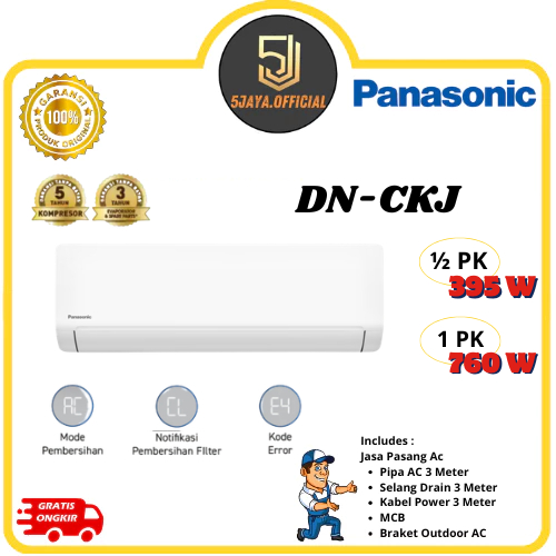 AC Panasonic Standar DN Series 1/2PK, 1PK - DN5CKJ/DN9CKJS AC Panasonic Standar