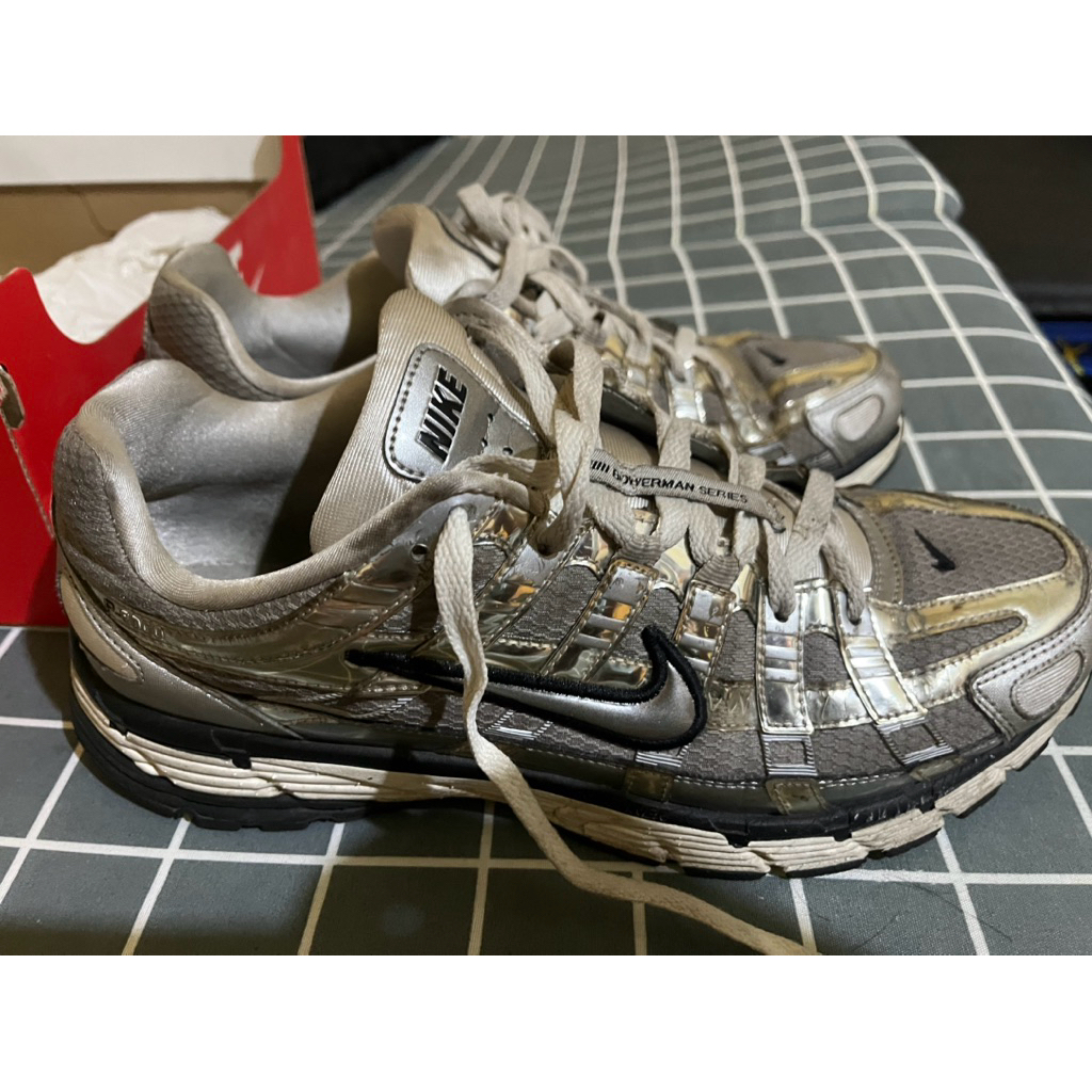 nike p6000 metalic silver second