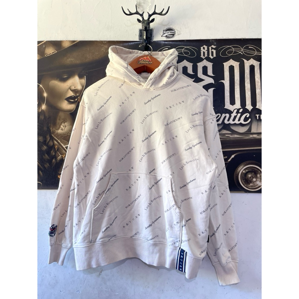 hoodie romantic crown full print