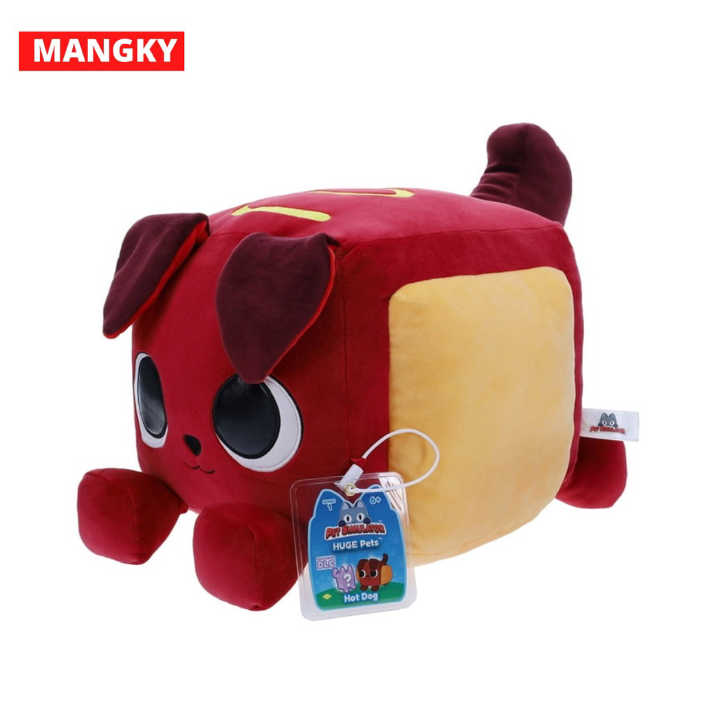 PET SIMULATOR - Hot Dog HUGE Pet Plush (8.5" Tall, Series 1)
