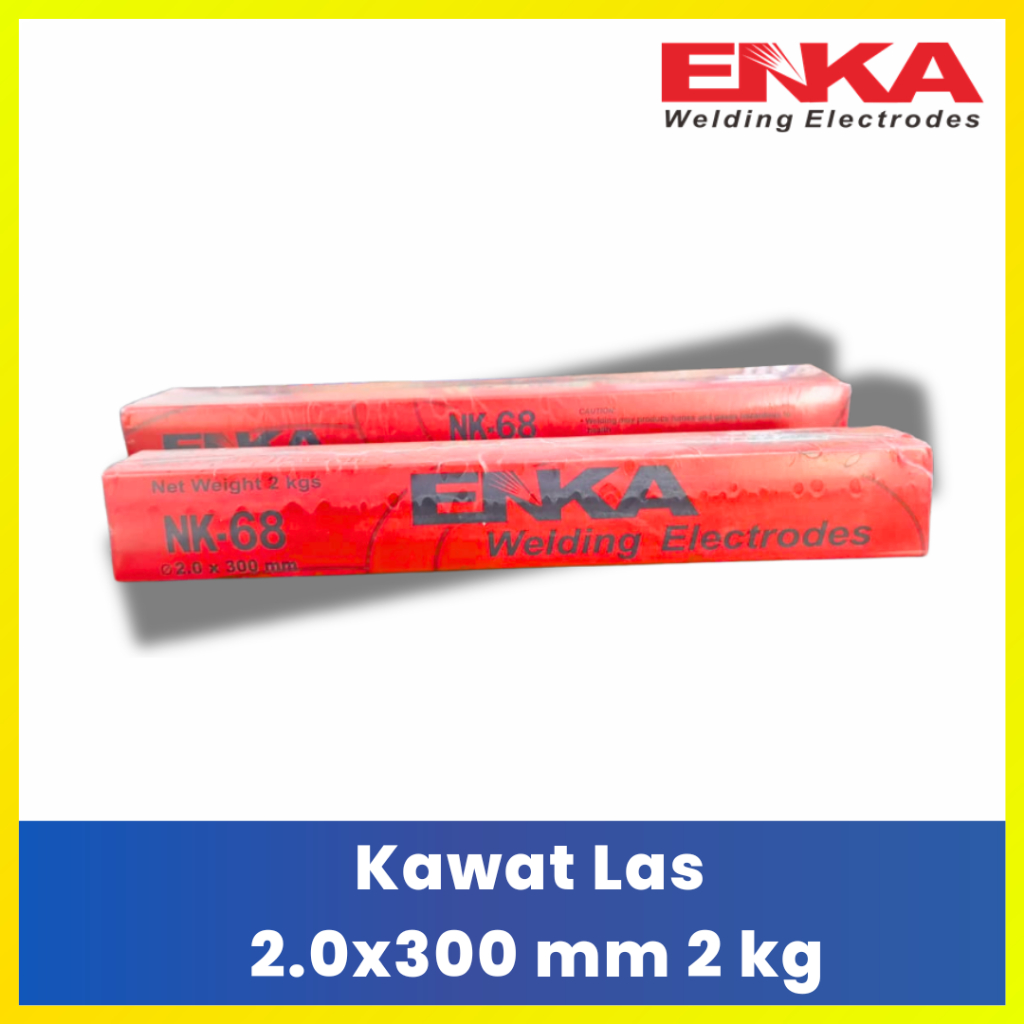 ENKA Kawat Las 2.0mm Pack 2kg / 2.6mm Box 5kg Mata Las Listrik Besi Mild Steel