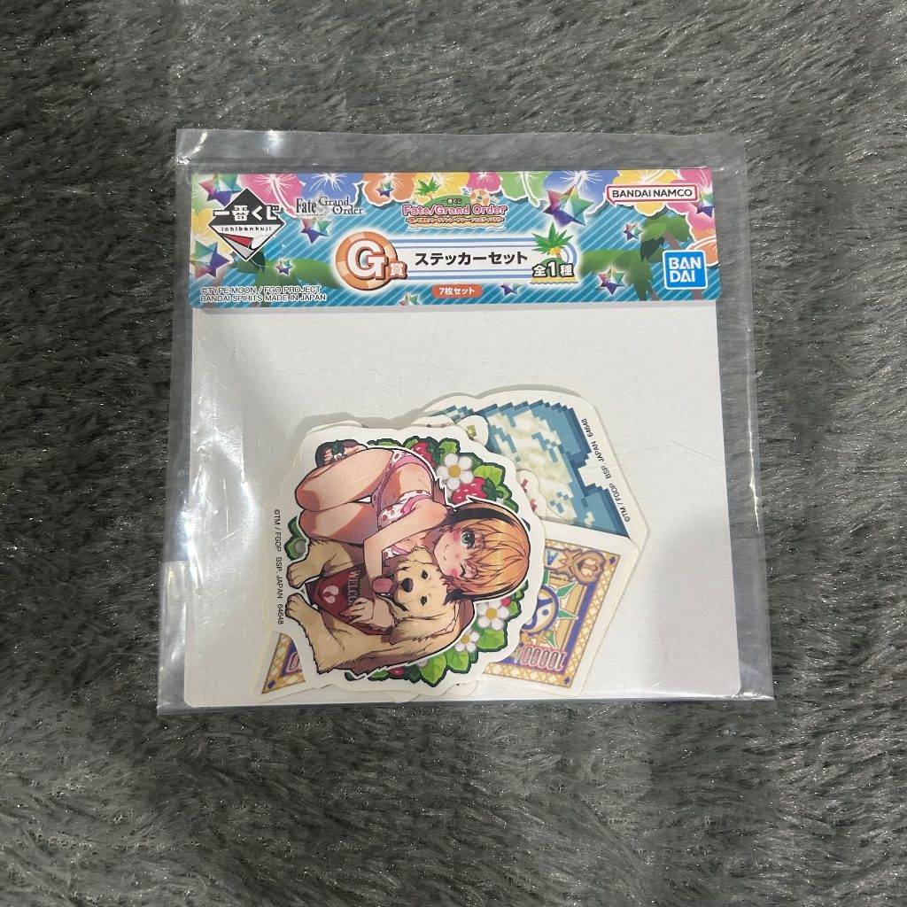 [OFFICIAL MERCHANDISE] Stickers Set:  Ichiban Kuji Prize G Fate/Grand Order