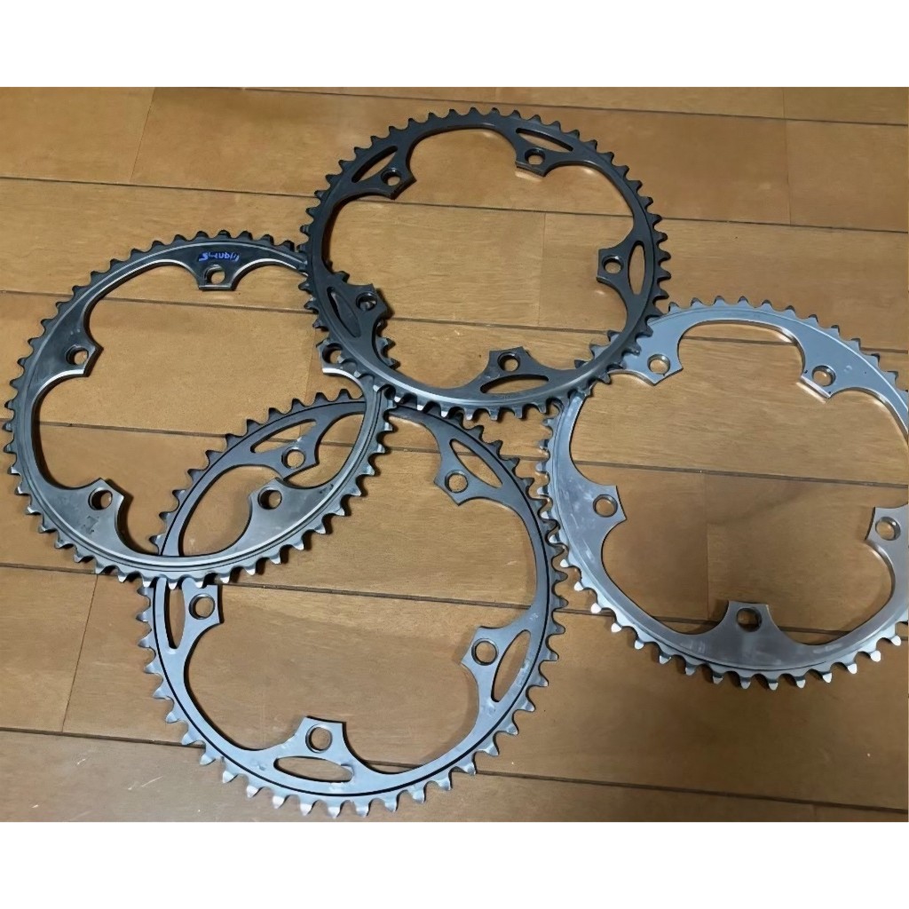 Chainring Dura Ace Njs 50T 2pcs + Sugino 75 50T 2pcs + Chainring dura ace black 54T