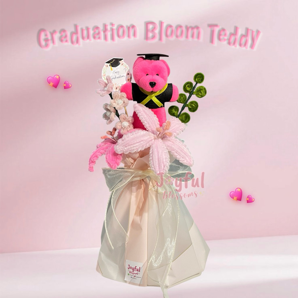 (FREE TAS BUKET)BUKET KELULUSAN| Kelulusan Anak KULIAH SMA SMP TK PAUD| Buket Wisuda  Pink Merah Mud