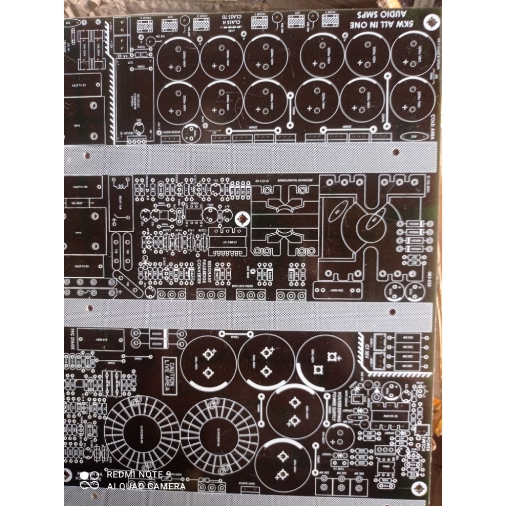 papan pcb SMPS ALL IN ONE AUDIO SMPS