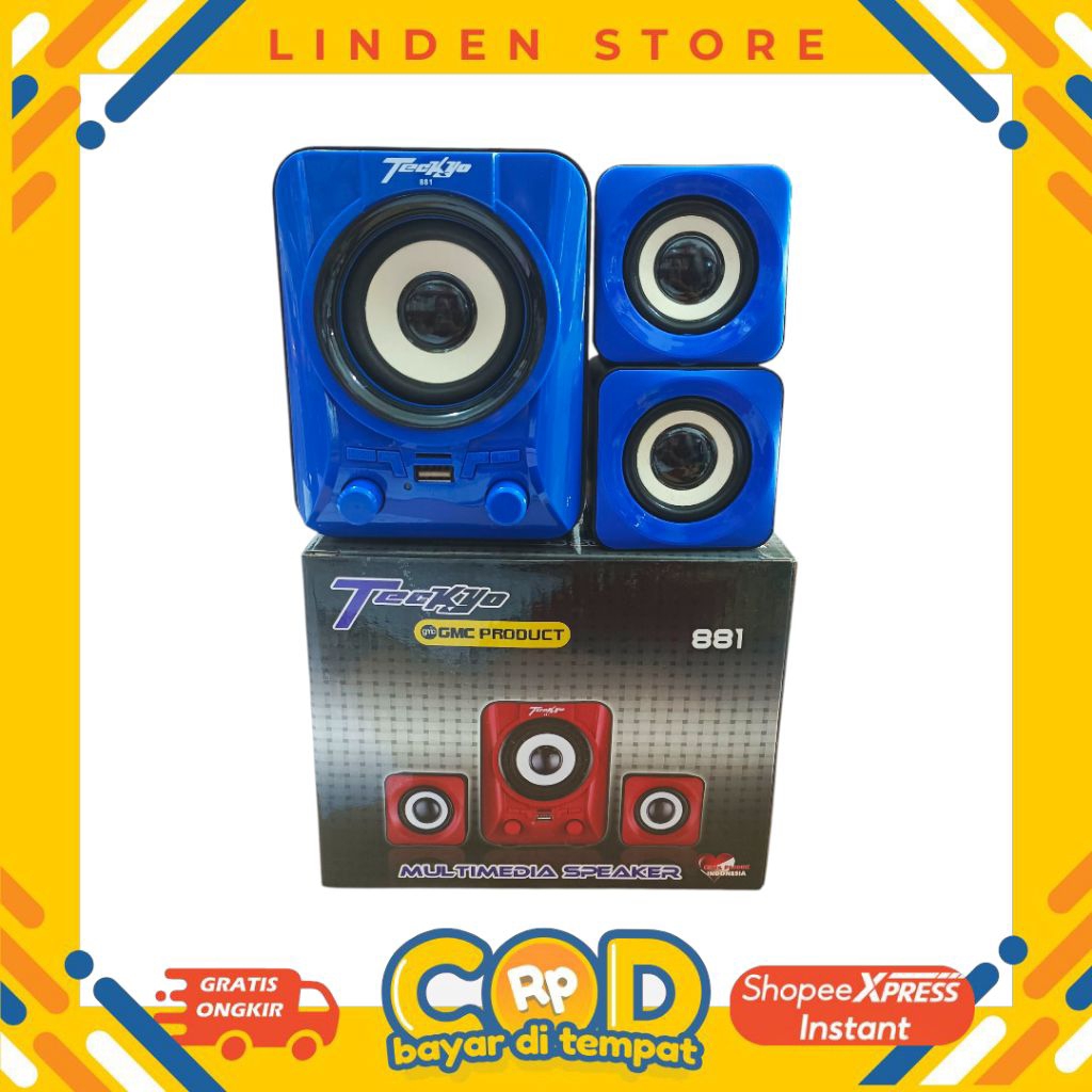 LSM Speaker GMC Teckyo 2.1 881