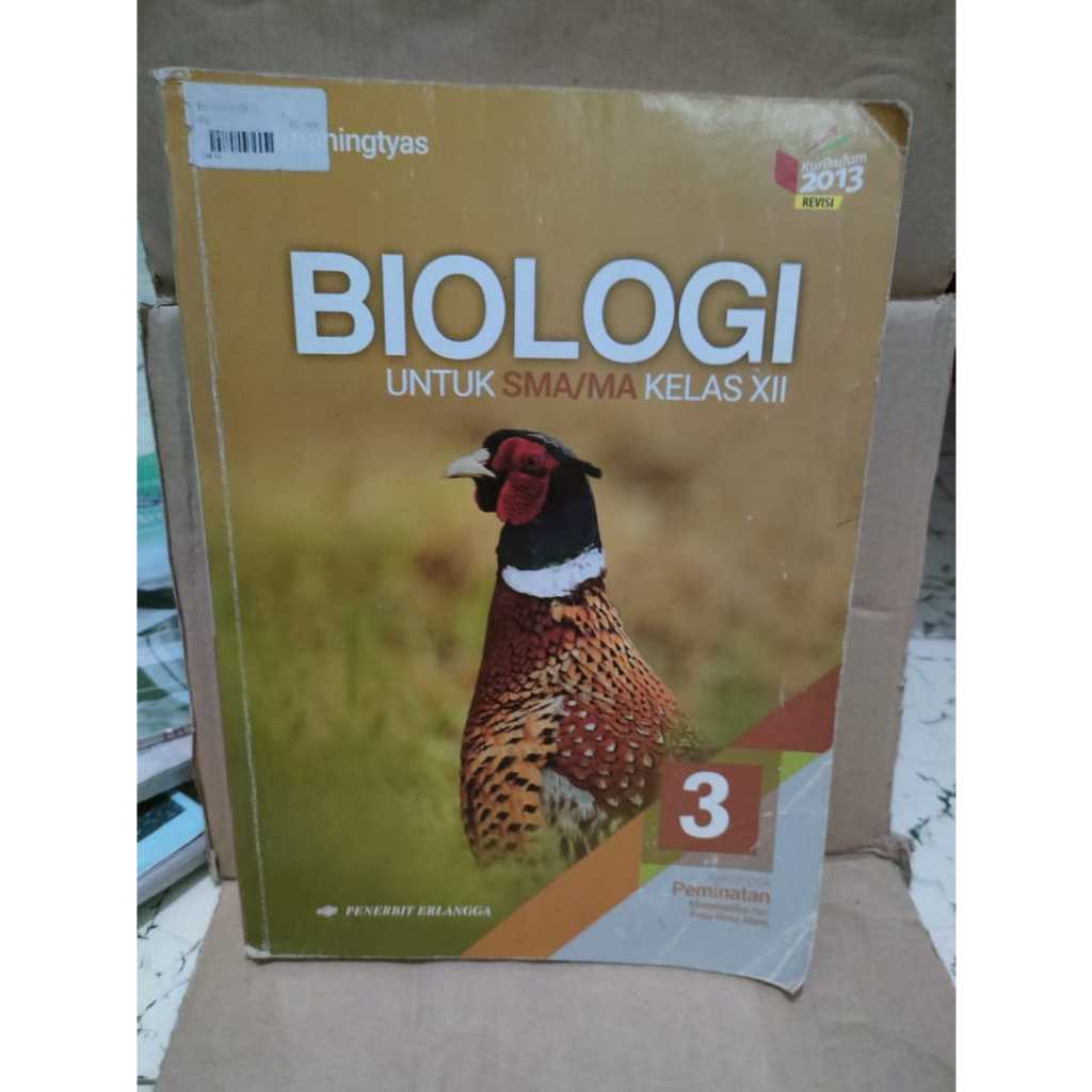 BUKU BIOLOGI KELAS 12/3 SMA ERLANGGA