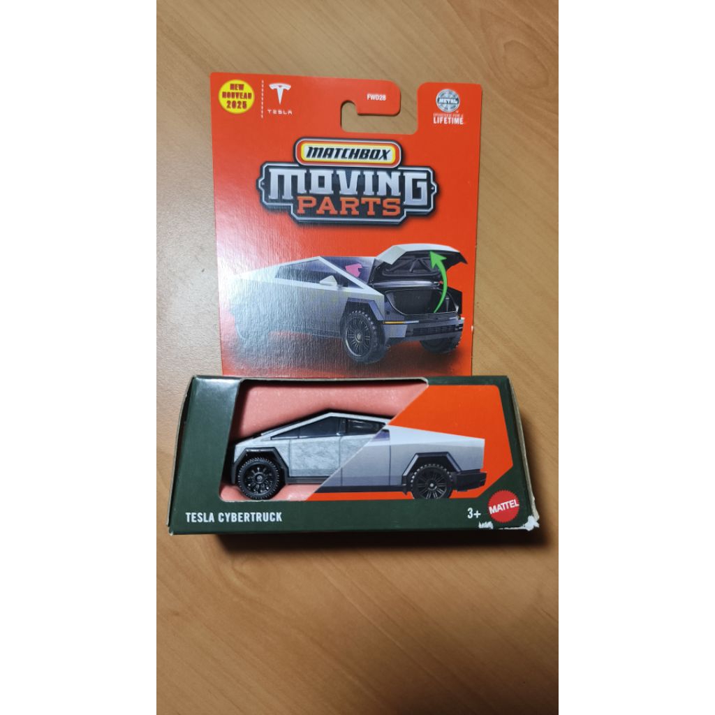 matchbox moving parts tesla cyber truck