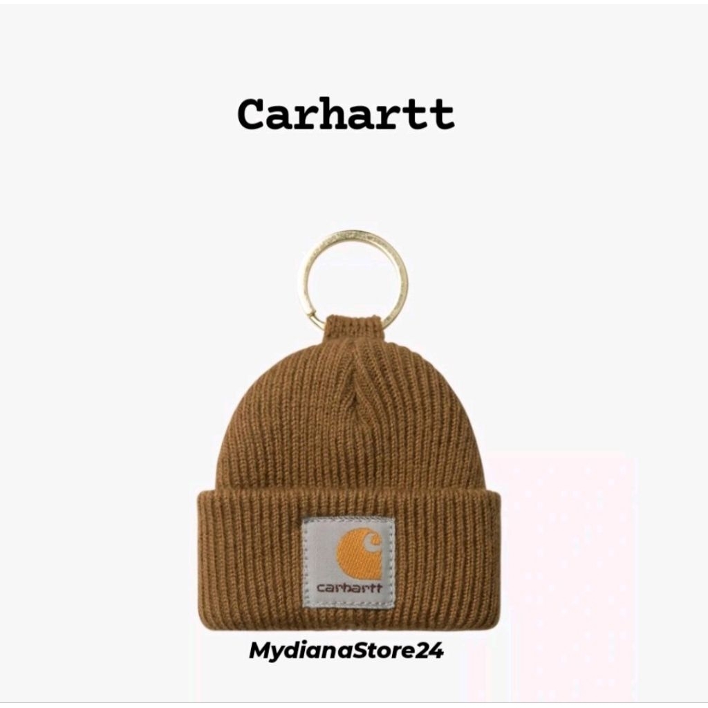 CARHARTT - CARHARTT WIP MINI WATCH HAT KEYCHAIN - HAMILTON BROWN