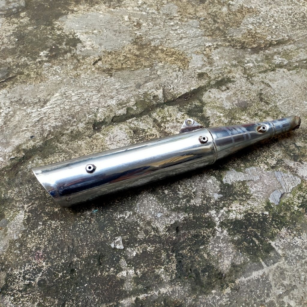 Silinser Silincer Tabung Belakang Knalpot Muffler Mufler Tossa Karisma KPH Original Bekas Copotan Mo