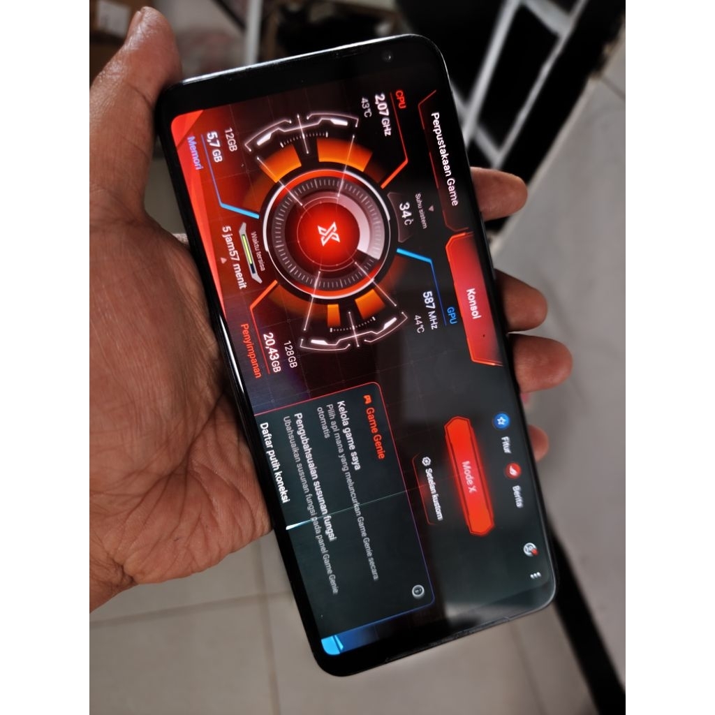 HANYA MESIN SAJA asus ROG phone 3 RAM 12 gb 128 gb resmi indo normal segel