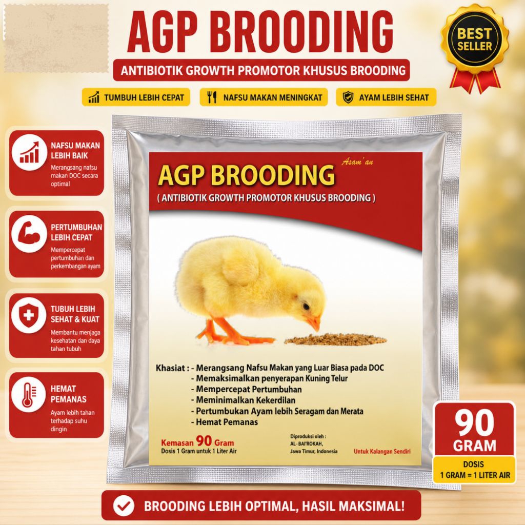 Agp Brooding - Vitamin Broding - Antibiotic Growth Promotor Khusus Brooding